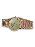 Reloj de Pulsera de Hombre en Oro Rosa Vintage 14k 585 Geneve mw004r&mbw009r