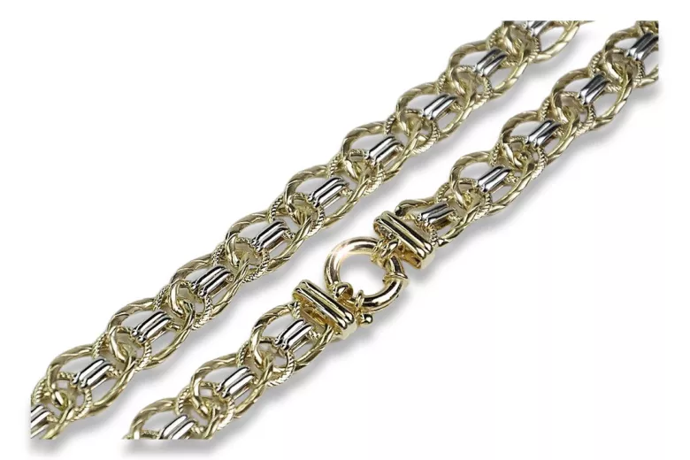 Yellow rose gold chain ★ russiangold.com ★ Gold 585 333 Low price