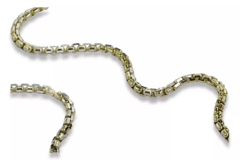 Italian Yellow 14K Gold New Rope Chain: 45cm, 14K Yellow White Gold, 1.50m cc078yw