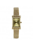 Goldene Damen Armbanduhr Geneve in 14k 585 Gelbgold lw002y&lbw003y