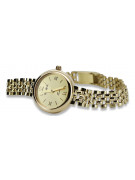 Reloj de Dama en Oro Amarillo de 14 Quilates, Geneve Lady Regalo lw011ydy