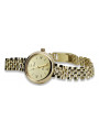 Reloj de Dama en Oro Amarillo de 14 Quilates, Geneve Lady Regalo lw011ydy