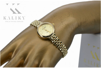 14K жълто злато дамски часовник Geneve Lady Gift lw011ydy