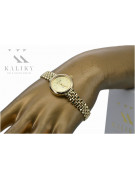 Ceas de damă din aur galben 14K Geneve Lady Gift lw011ydy