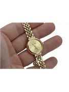 Reloj de Dama en Oro Amarillo de 14 Quilates, Geneve Lady Regalo lw011ydy