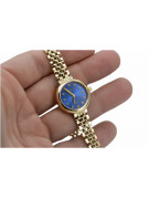 Reloj de dama en oro amarillo de 14 quilates, Geneve Lady Gift. lw011ydb