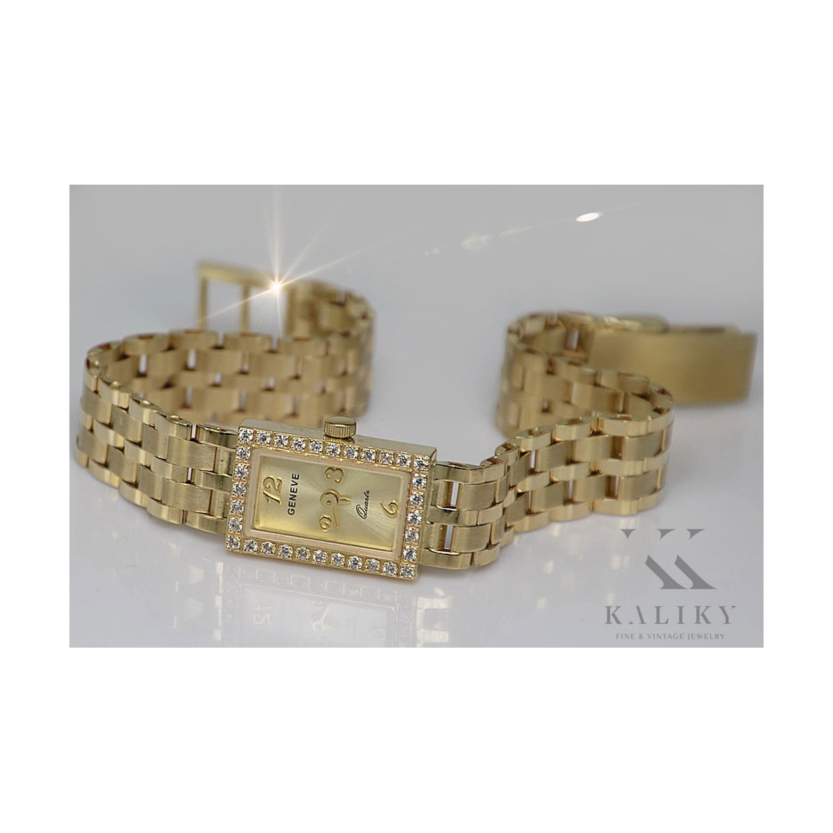 Gold ladies watch ★ zlotychlopak.pl ★ Gold purity 585 333 Low price!