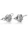 Pendientes de Plata de Ley 925, Ajust. Vintage vec062s