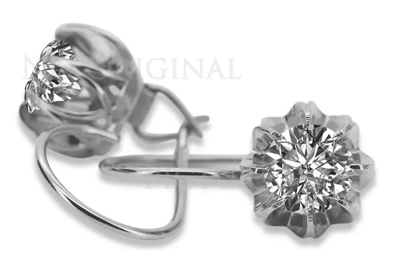 Boucles d'oreilles en argent sterling 925 vintage, Réglag vec062s