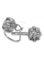 Boucles d'oreilles en argent sterling 925 vintage, Réglag vec062s