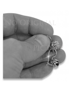 Boucles d'oreilles en argent sterling 925 vintage, Réglag vec062s