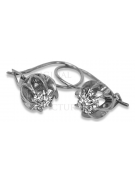 Pendientes de Plata de Ley 925, Ajust. Vintage vec062s