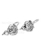 Boucles d'oreilles en argent sterling 925 vintage, Réglag vec062s