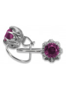 Sterling Silber 925, Amethyst Ohrringe vec062s