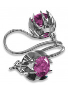 Sterling Silber 925, Amethyst Ohrringe vec062s