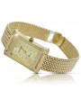 Goldene Damen Armbanduhr Geneve in 14k 585 Gelbgold lw002y&lbw003y