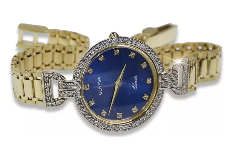 Reloj ★ de oro para damas zlotychlopak.pl Pureza de oro 585 333 ¡★ Precio bajo!