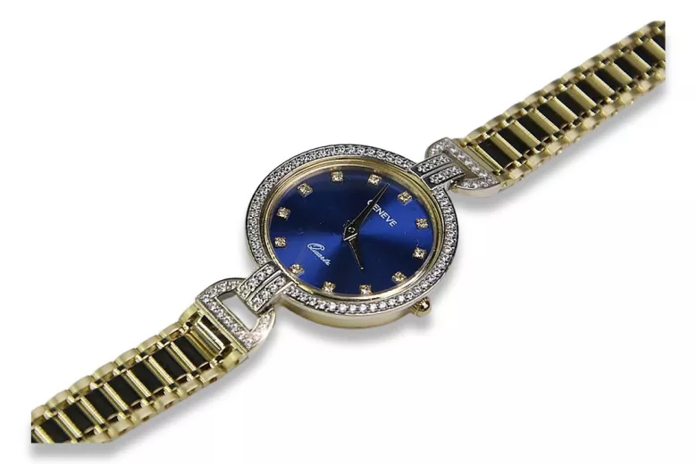 Reloj ★ de oro para damas zlotychlopak.pl Pureza de oro 585 333 ¡★ Precio bajo!