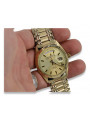 Gold men's watch Geneve ★ zlotychlopak.pl ★ Gold purity 585 333 Low Price!