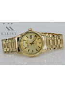 Gold men's watch Geneve ★ zlotychlopak.pl ★ Gold purity 585 333 Low Price!