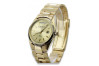 Золотые мужские часы Geneve из 14 каратного золота 585 mw013ydy&mbw017y