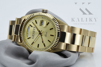 Reloj de Hombre en Oro Amarillo de 14k 585 Geneve mw013ydy&mbw017y