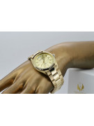 Gold men's watch Geneve ★ zlotychlopak.pl ★ Gold purity 585 333 Low Price!