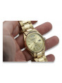 Gold men's watch Geneve ★ zlotychlopak.pl ★ Gold purity 585 333 Low Price!