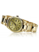 Gold men's watch Geneve ★ zlotychlopak.pl ★ Gold purity 585 333 Low Price!