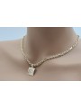 Collier en or 14 carats avec médaille Mère de Dieu et chaîne Corda Figaro pm001yM&cc004y50