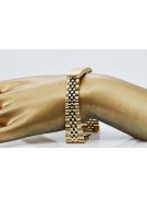 14 Karat Gelbgold, verstellbarer Rolex-Stil Armband. mbw018yo