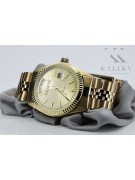 Ceas bărbătesc din aur galben 14k Geneve mw013ydy&mbw018y