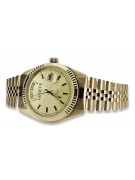 Reloj de Hombre Geneve en Oro Amarillo 14k 585 mw013ydy&mbw018y