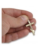 Gold Orthodox Cross ★ russiangold.com ★ Gold 585 333 Low price