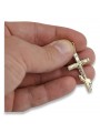 Gold Orthodox Cross ★ russiangold.com ★ Gold 585 333 Low price