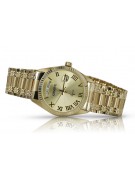 Złoty zegarek męski Geneve 14k 585 Yellow Gold mw013ydg&mbw012yo