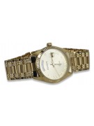 Złoty zegarek męski Geneve 14k 585 Yellow Gold mw013ydg&mbw012yo