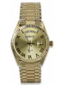 Gold men's watch Geneve ★ zlotychlopak.pl ★ Gold purity 585 333 Low Price!