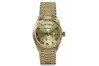 Gelbgold Herrenuhr Geneve in 14k 585 Gold mw013ydg&mbw012yo