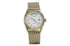 Elegant Italian Yellow 14k Gold Men's Black Watch from Geneve Collection mw013ydw&mbw013y