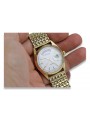 Итальянские Желтые 14k 585 Золотые Мужские Черные Часы Geneve mw013ydw&mbw013y