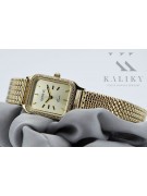 Жёлтое золотое леди наручные часы Geneve 14k 585 lw055y&lbw003y