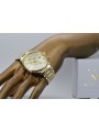 Montre-bracelet en or jaune 14 carats pour homme à Genève mw005ydg&mbw006yo