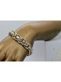 Bracelet en or 14K blanc et jaune italien cfb009yw