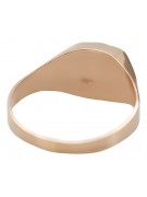 Rose Gold Onyx Signet Ring csc010r