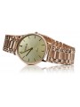 Вінтажний рожевий годинник з чоловічого золота 14k 585 Geneve Wristwatch mw004r&mbw009r