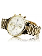 Montre-bracelet en or jaune 14 carats pour homme à Genève mw005ydg&mbw006yo