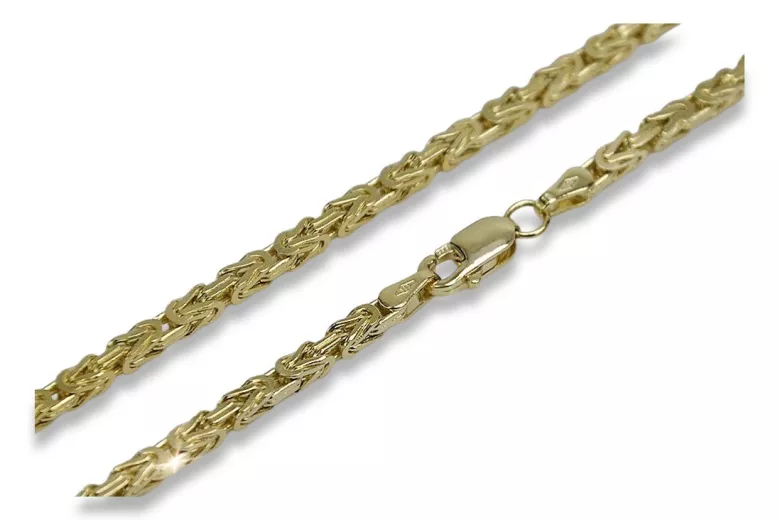 Yellow rose gold chain ★ russiangold.com ★ Gold 585 333 Low price