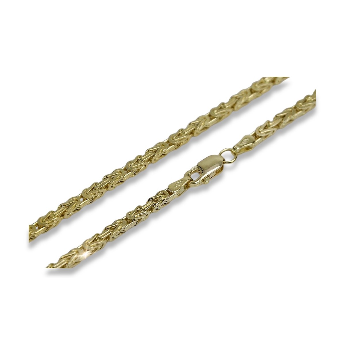 Yellow rose gold chain ★ russiangold.com ★ Gold 585 333 Low price