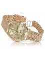 Gold men's watch Geneve ★ zlotychlopak.pl ★ Gold purity 585 333 Low Price!